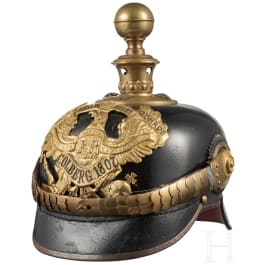 Helm für einen Fähnrich im Feldartillerie-Regiment "von Scharnhorst" (1. Hannoversches) Nr. 10