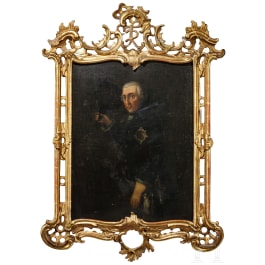 Johann Heinrich Franke (1738 - 1792), workshop/contemporaries - a portrait of King Frederick II of Prussia