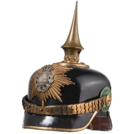 A helmet for officers of the infantry, circa 1900