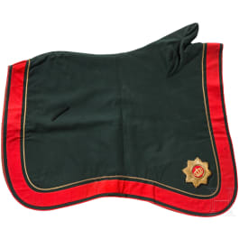 A parade saddle blanket for artillery officers until 1914