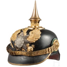 A helmet M 1915 for officers in the Infantry Regiment Grand Duke of Saxony (5th Thuringian) No. 94