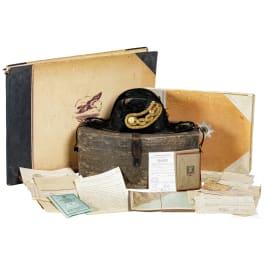 Captain Lieutenant Ludwig Fabricius (1885-1966) – a bicorne with case and documents
