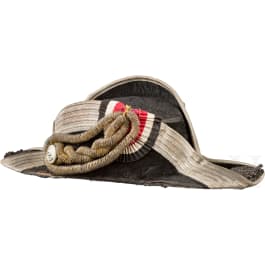 A bicorne for naval engineers in admiral rank of the Imperial Navy