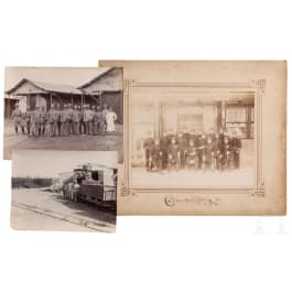 A group of large-format colonial photos from Tientsien, Tangkoo