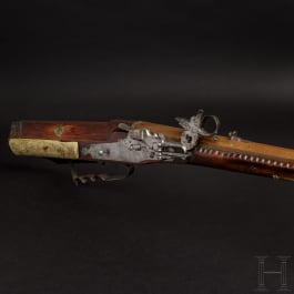A German air rifle, disguised as a wheellock rifle, circa 1700
