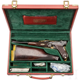 Parabellum-Karabiner Mod. 1902, im Koffer, DWM
