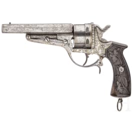 A Revolver by Teodoro Ybarzabal, Sys. Galand, Eibar, circa 1870