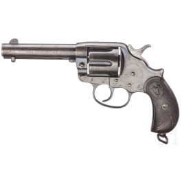 Colt Modell 1878 Double Action Frontier Six Shooter, 1898, mit Holster und Sporen