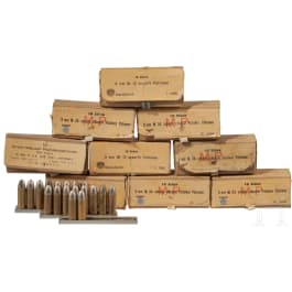 152 Patronen 9 mm Mauser Export und 9 mm Steyr M12