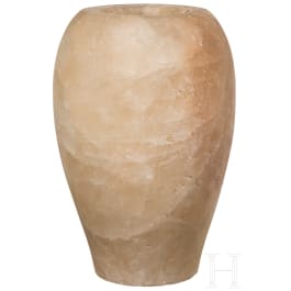 Alabaster-Kanope, altägyptisch, 2. - 1. Jtsd. v. Chr.