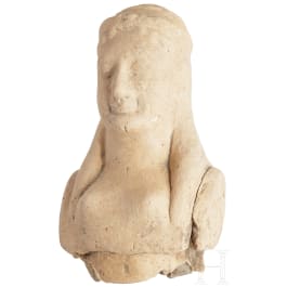 Kopf einer Kore, Terrakotta, Griechenland, 5. Jhdt. v. Chr.