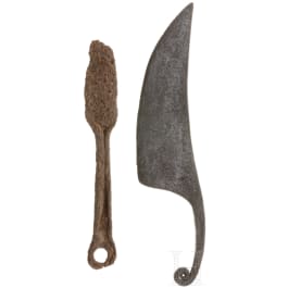 Großes Knaufmesser und Eisenmesserfragment, keltisch, 3. - 1. Jhdt. v. Chr.
