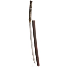 A Japanese Katana with a blade from circa 1480