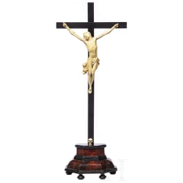 Kruzifix, Elfenbein, deutsch, um 1600