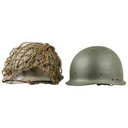 Zwei Helme des Heeres, 1950er - 1980er Jahre