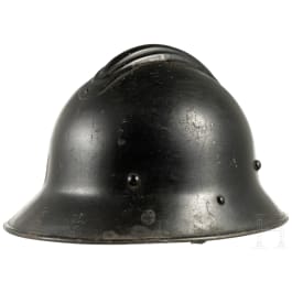 A Czech steel helmet M 30, a variant for fire brigade/civil defence, 1930s - 1940s