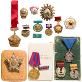 Awards of communist ruled countries, mid-20th century