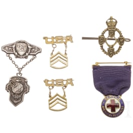 Five badges, 20th century