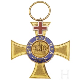 Prussia - a Royal Crown Order 4th Class with Geneva Cross 1872 - 1874