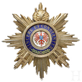 Prussia - a breast star of the Grand Cross of the Order of the Red Eagle with oakleaves and swords