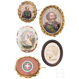 Five medallions, 19th/ 20th century