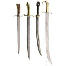 A small collection of edged weapons, 19th/20th century