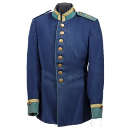 A tunic for an NCO in the Royal Bavarian 1st Riflemen Battalion "König", circa 1900