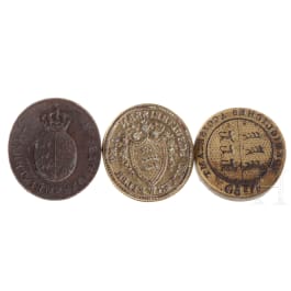 Three Baden-Württenbergian official seals, 19th century