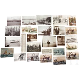 Willy Stöwer - a collection of documents from the estate of the marine painter, German, 1930s