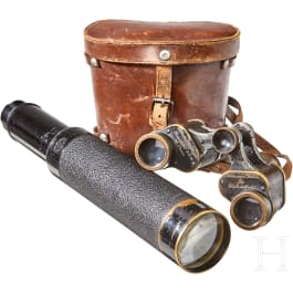 Binoculars and a Monocular