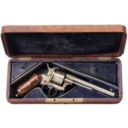A pinfire revolver by Rolland & Renault à Paris, France, circa 1865