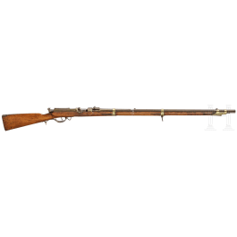 A German Model 1841 needlefire rifle