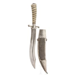 A silver-mounted French hunting knife, 2nd half of the 18th century