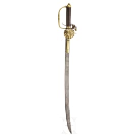 Jagdlicher Schießsäbel, London, um 1760