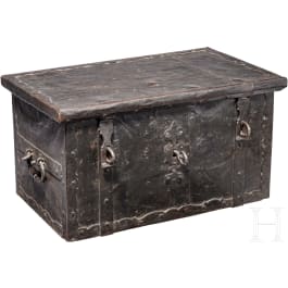 A German strongbox, dated 1610