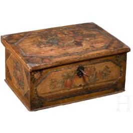 An Upper Swabian rural wooden box, 18th century