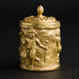Goldenes Salbdöschen der Paulina, römisch, 1. - 3. Jhdt.
