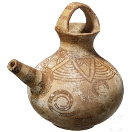 A Greek-Minoan bichrome jug, 13th century B.C.