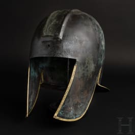 An impressive Illyrian helmet, type III A, 6th to 5th century B.C.