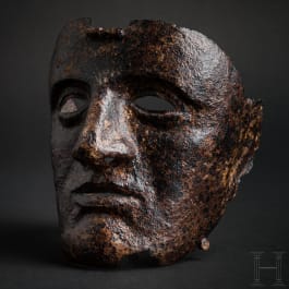 A Roman military face mask, 1st century A.D.