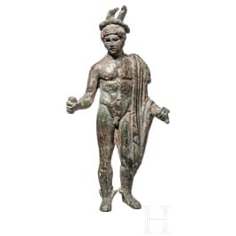 A Roman bronze Mercury statuette, 2nd century A.D.