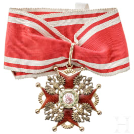 Order of St. Stanislaus - a Russian 2nd class cross, circa 1910