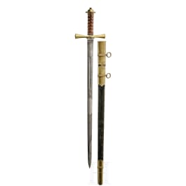 A ceremonial sword from the reign of King George V