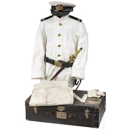 A uniform ensemble of an officer of the Japanese Navy, Meiji-Showa period