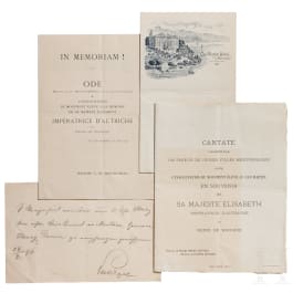 Kaiser Franz Joseph I. und Kaiserin Elisabeth von Österreich – Dokumente Cap Martin/Menton, 1896/99