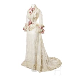 Kaiserin Elisabeth von Österreich - elegantes Sommerkleid, um 1860/70