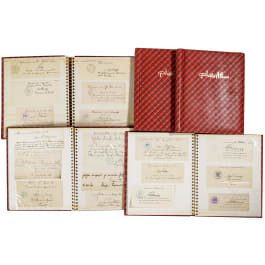Große Gruppe Autographen vom Königreich Hannover bis zur Reichswehr, 1863 - 1935
