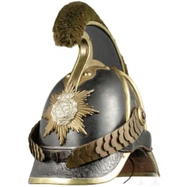 Helm M 1867 für Mannschaften im Königlich Sächsischen Garde-Reiter-Regiment