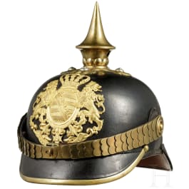 Helm für sächsische Zollbeamte, um 1910