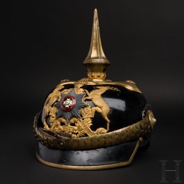 A helmet for Generals of the Württemberg Army, circa 1910